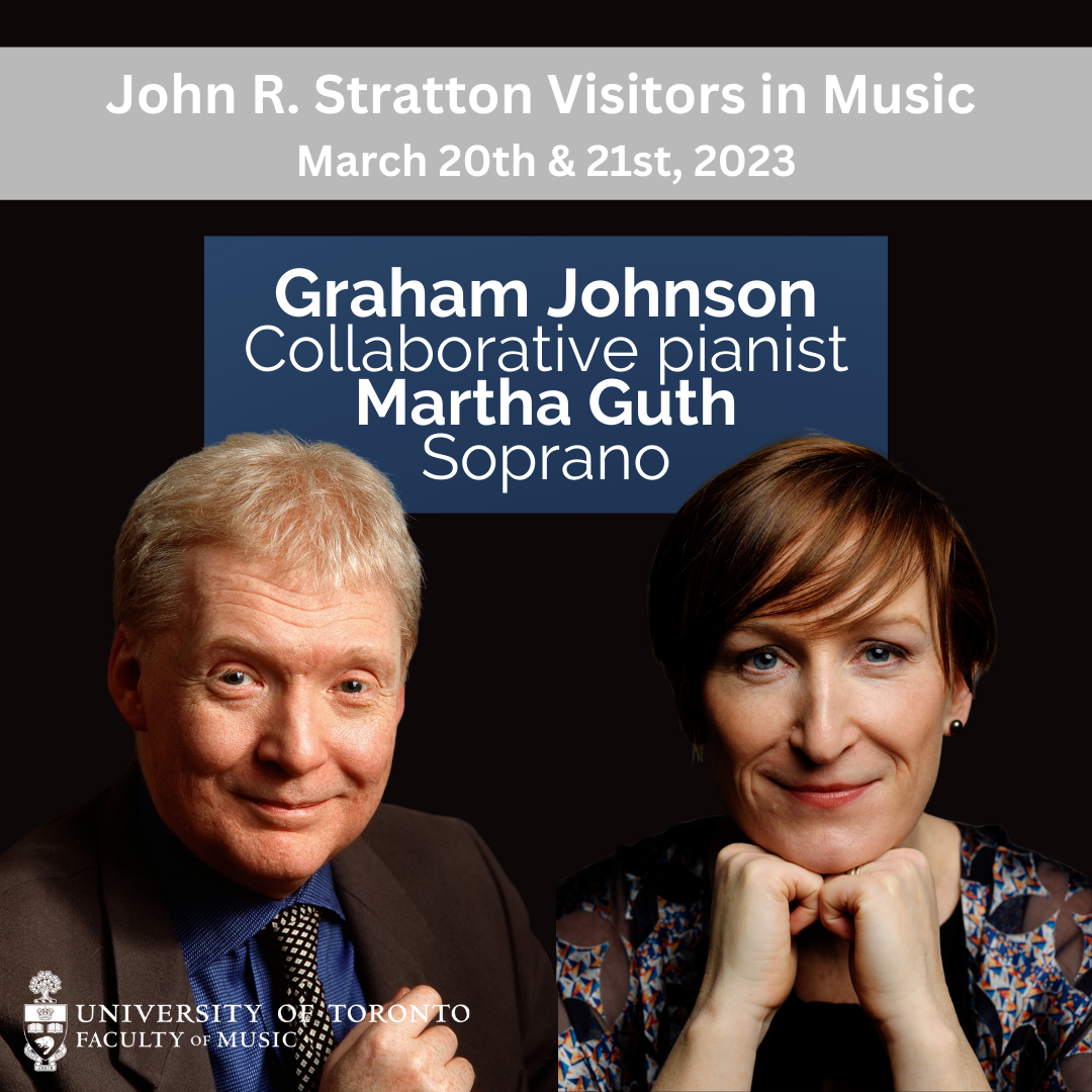 In Recital: Martha Guth, soprano, and Graham Johnson, collaborative piano
